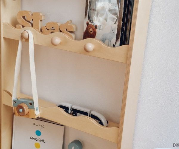 Bokhylle til badet , FRILL natural