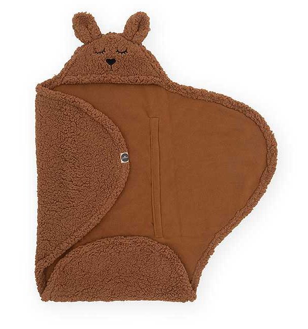 Jollein Omlott Babywrap, Bjørn karamell, kørepose