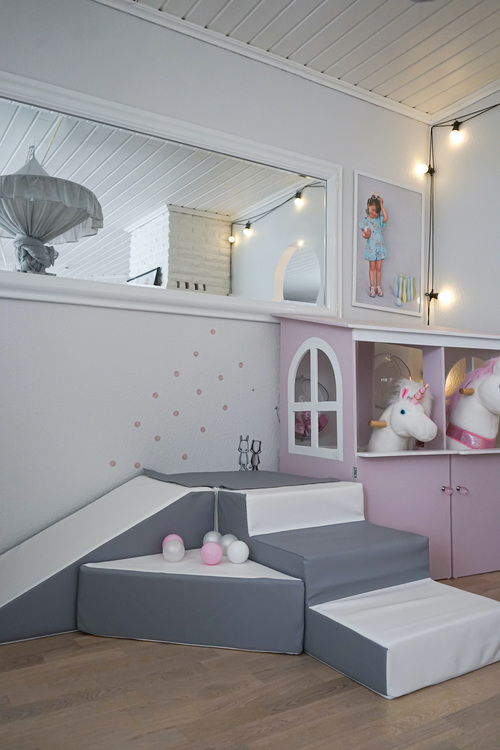 Babylove, Byggbar sklibakke hvit/grå - Bilde 7