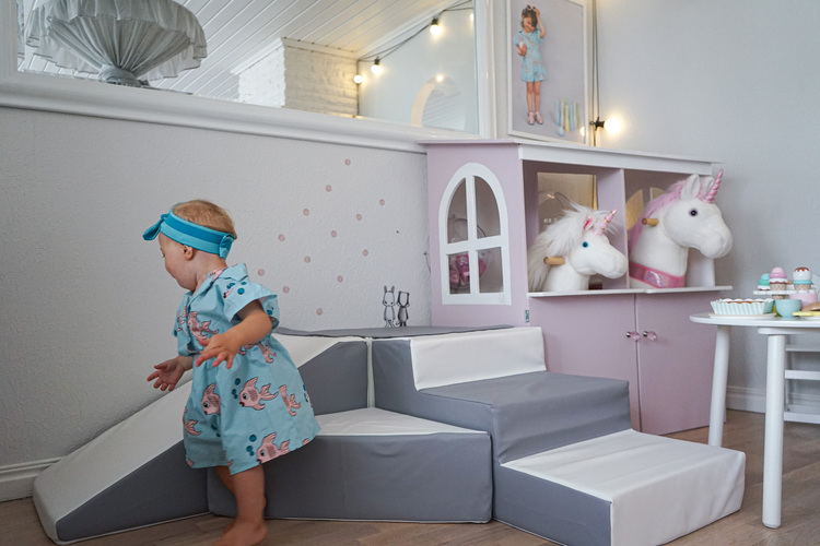 Babylove, Byggbar sklibakke hvit/grå - Bilde 8