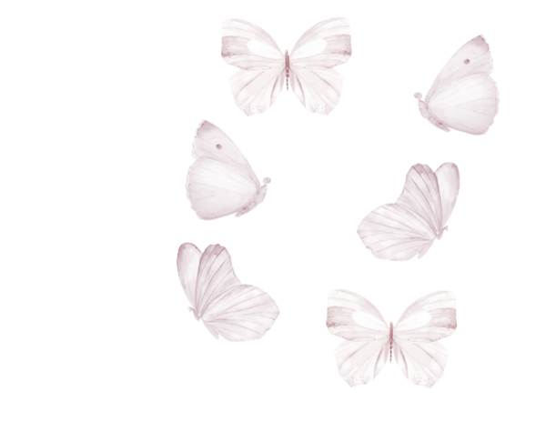 That`s Mine, White Butterflies, veggklistremerker