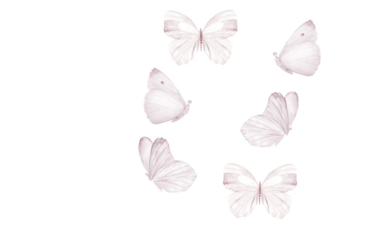 That`s Mine, White Butterflies, veggklistremerker