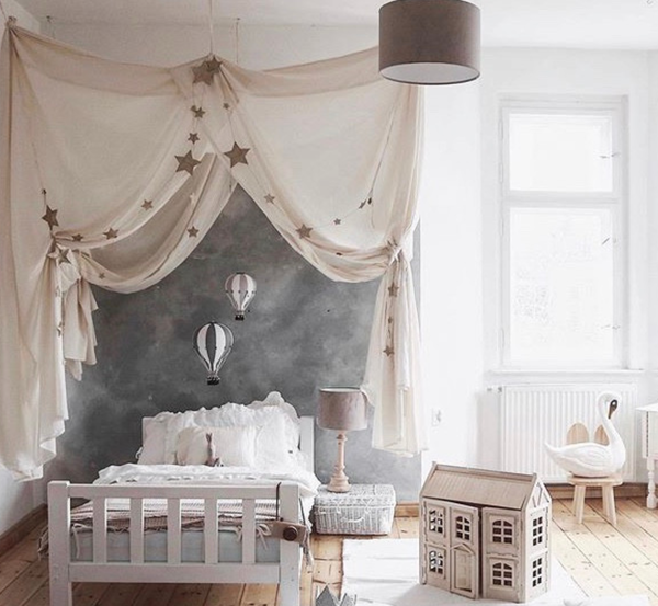 Lamps&Company, Bordlampe til barnerommet, brun fløyel