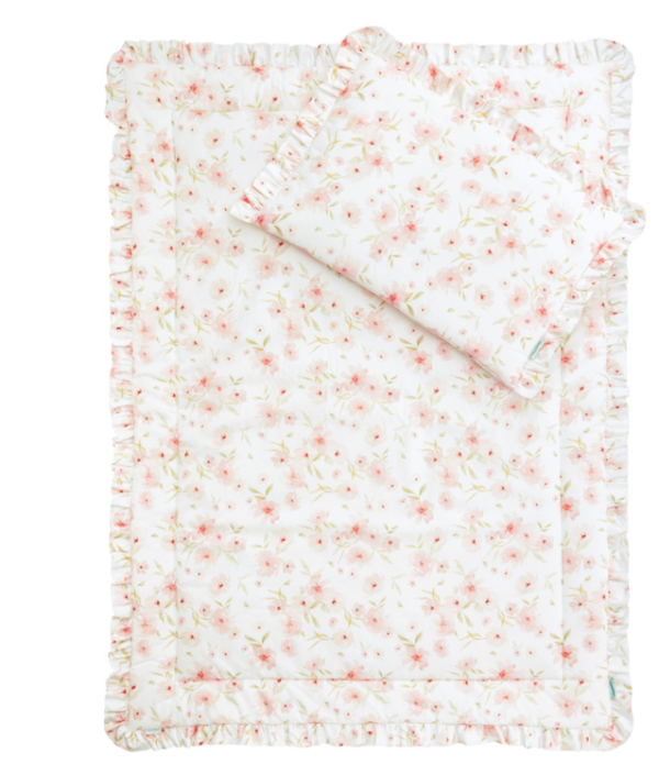 Lamps&Company, Blomstrete sengesett 140x200 cm med fyll