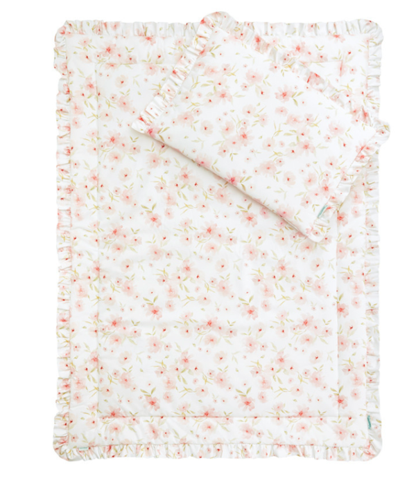 Lamps&Company, Blomstrete sengesett 100x135 cm med fyll, sprinkelseng