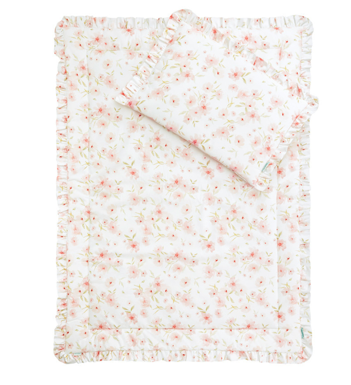 Lamps&Company, Blomstrete sengesett 100x135 cm med fyll, sprinkelseng