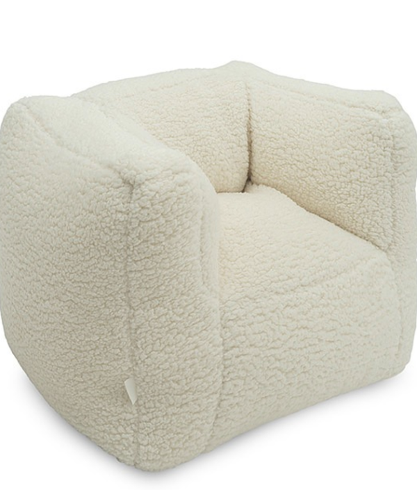 Jollein, Sofa Beanbag lenestol, teddy cream white