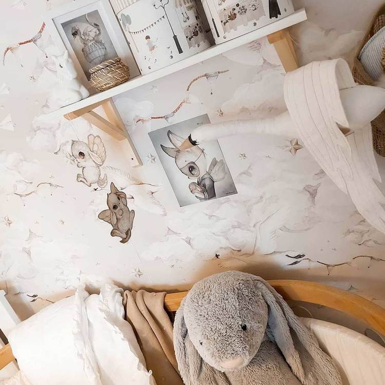 Dekornik, tapet Magic Swans Beige - Bilde 9