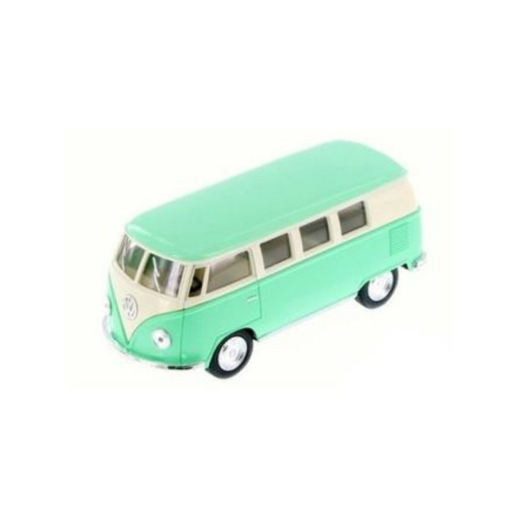 Lekebil stor Volkswagen pastell buss mint