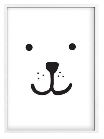 Telkiddo plakat bjørn, A4