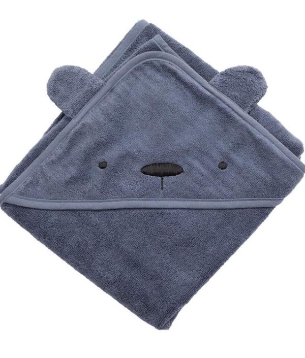 Sebra, frottéhåndkle med hette, Milo the bear bramble