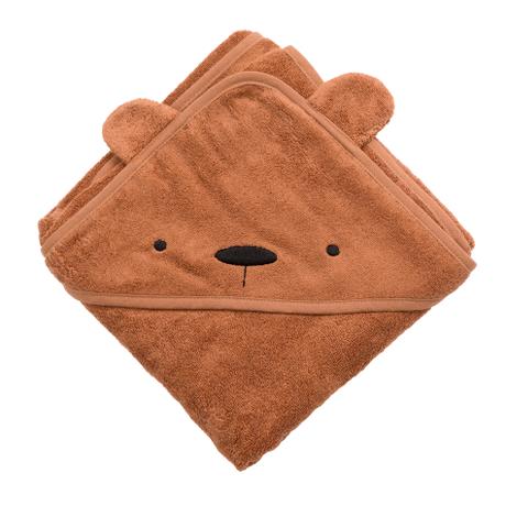 Sebra, frottéhåndkle med hette, Milo the bear, sweet tea