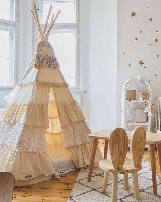 Moi Mili, tipitelt med volanger Shabby Chick