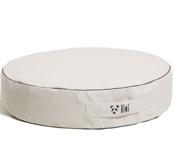 Bini svart puff, sittepuff