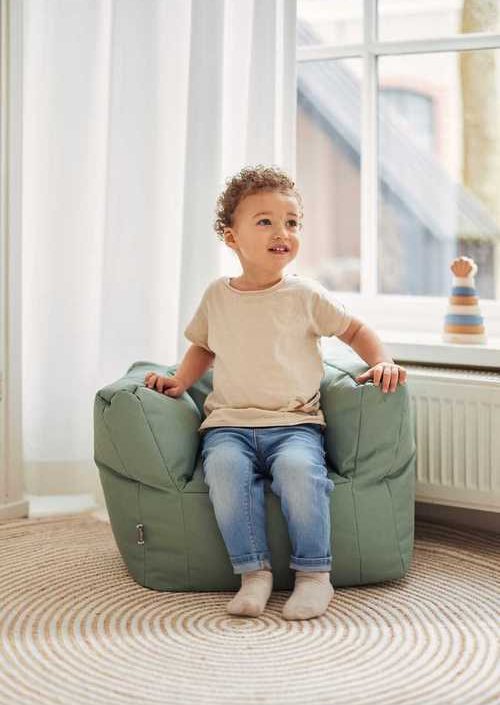 Jollein, Sofa Beanbag lenestol, ask grønn