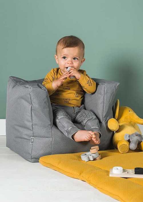 Jollein, Soffa Beanbag lenestol, storm grey