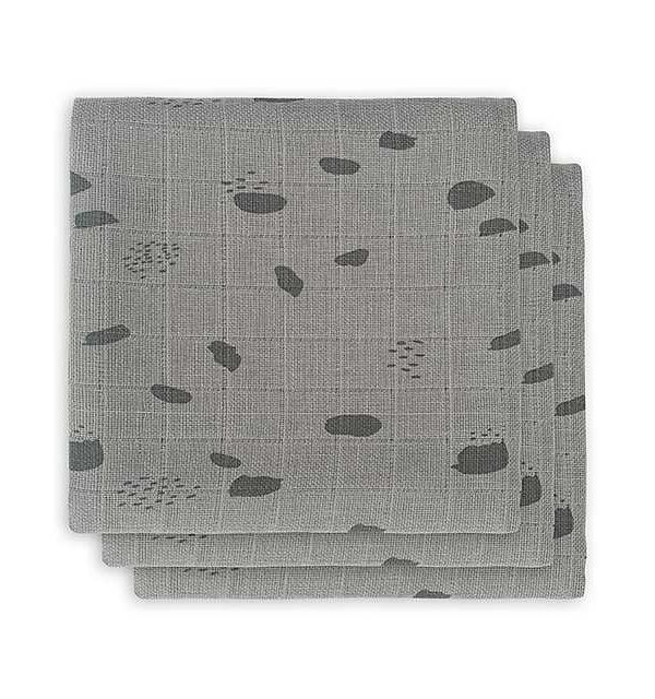Jollein, koseklut spot storm grey, 3-pack