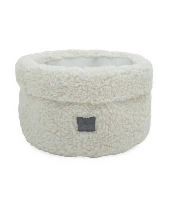 Jollein, oppbevaringskurv teddy cream