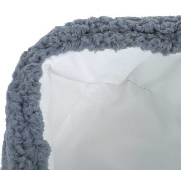 Jollein, oppbevaringskurv teddy soft grey