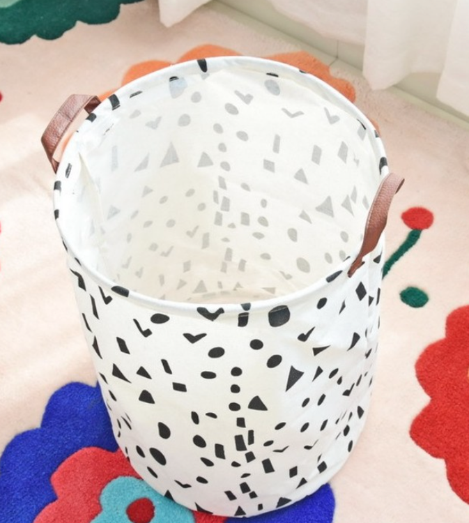Stor oppbevaringskorg geometric - Bilde 2