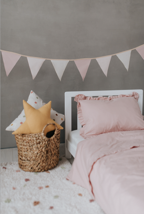 Babylove, Rosa sengesett sprinkelseng og juniorseng - Bilde 3
