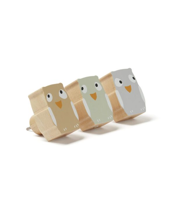 Kids Concept, 3-pakk kroker ugle