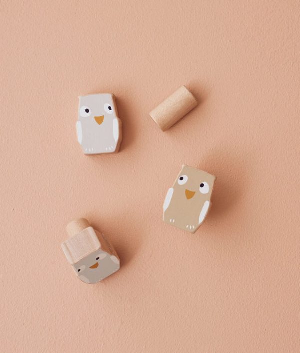 Kids Concept, 3-pakk kroker ugle