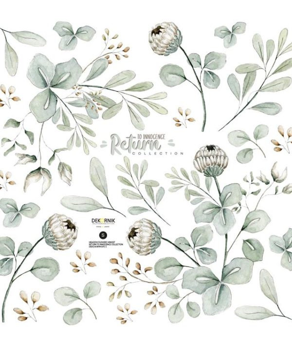 Dekornik, veggklistremerker Meadow Flowers Miniset