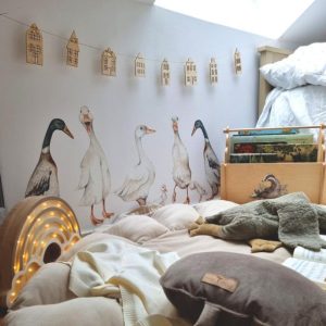 Dekornik, veggklistremerker White Ducks