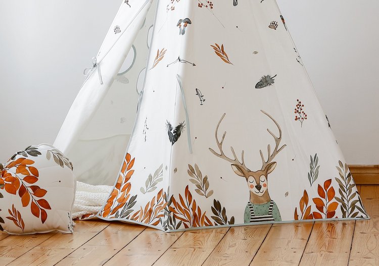 Moi Mili, tipi-telt forest friends - Bilde 2