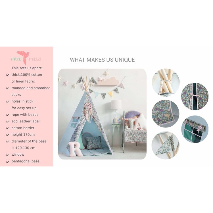 Moi Mili, tipi-telt night sky - Bilde 8