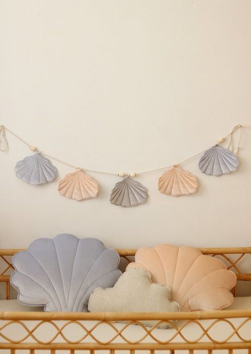 Moi Mili, vimpel i fløyel snegl Blue pearl