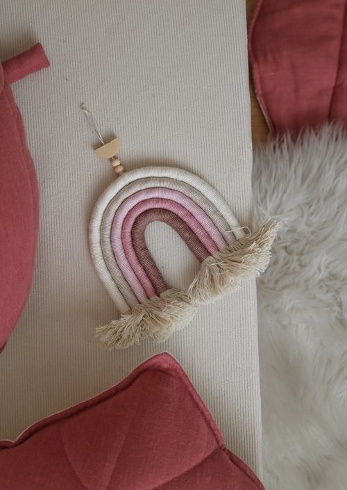 Moi Mili, veggdekorasjon regnbue Pink Dreams