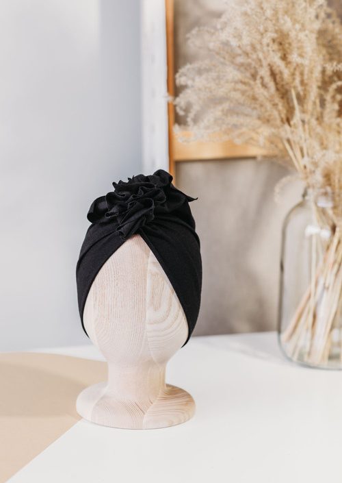 Looks by Luks turban/lue, Organic black