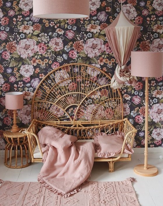Lamps&Company, Gulvlampe rosa lin