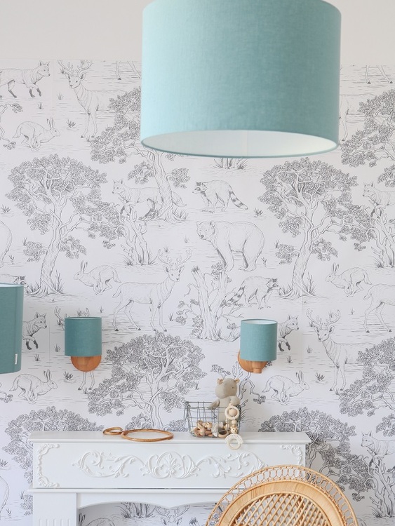 Lamps&Company, Blå lin taklampe til barnerommet - Bilde 3