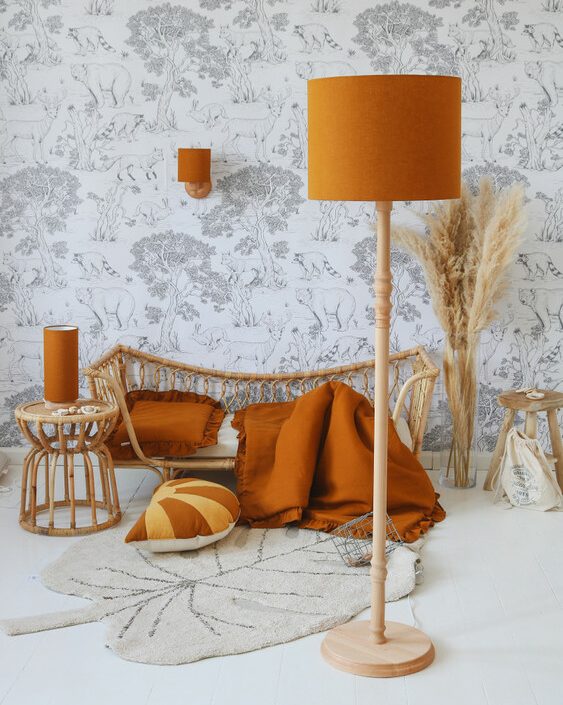 Lamps&Company, Gulvlampe mustard lin