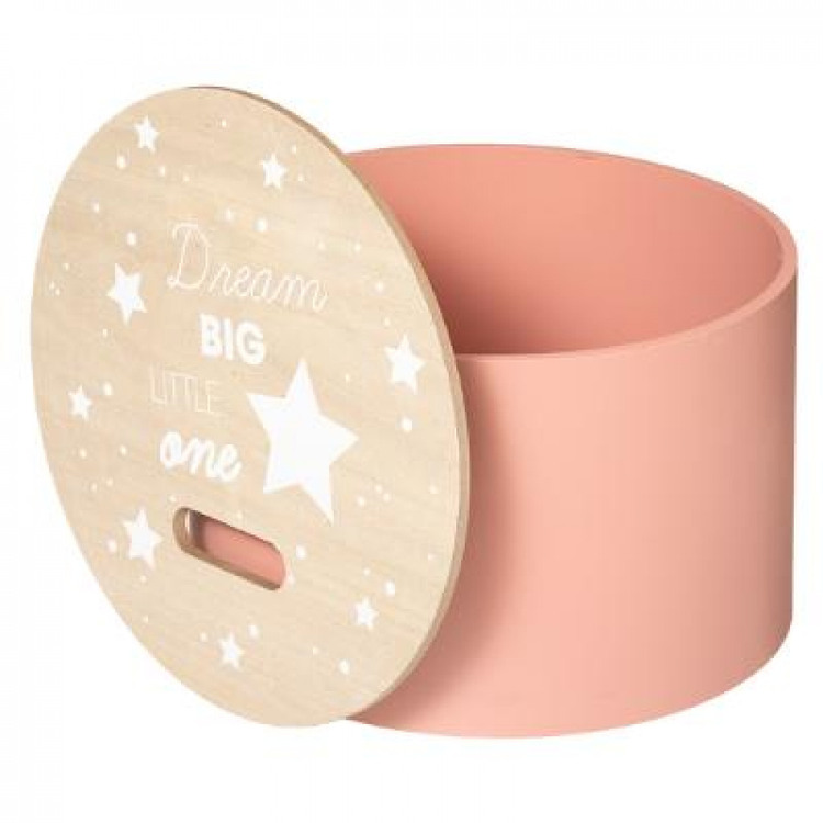 Rosa oppbevaringsbord til barnerommet, 2-pack - Bilde 2