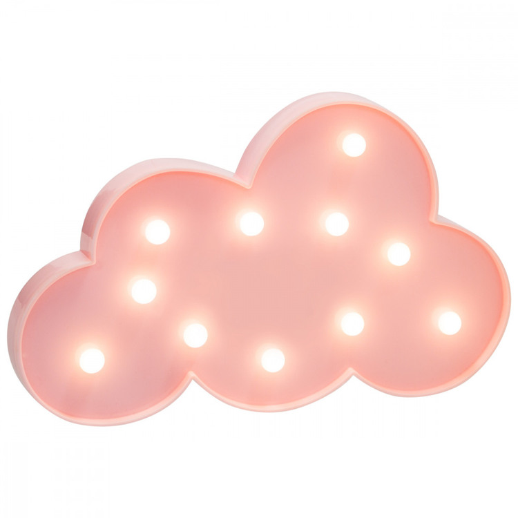 Vegglampe rosa sky nattlampe