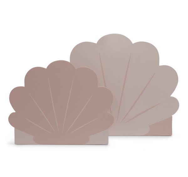 Jollein, oppbevaringsboks koffert 2-pack, snekke pale pink