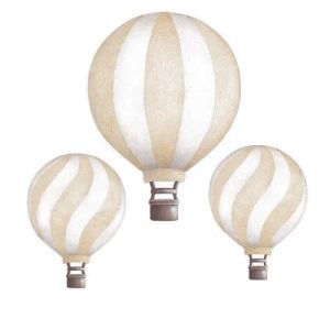 Light beige luftballonger vintage veggklistremerker, Stickstay