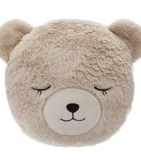 Beige pute, teddy