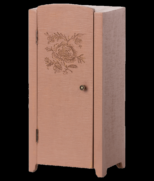 Maileg, tre garderobe vintage, dusty rose