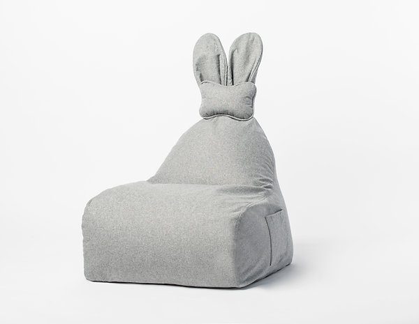The Brooklyn Kids, Funny Bunny Bean bag, grå