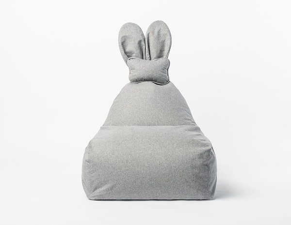 The Brooklyn Kids, Funny Bunny Bean bag, grå