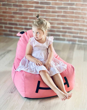 The Brooklyn Kids, Flodhest Sittepose, rosa - Bilde 2