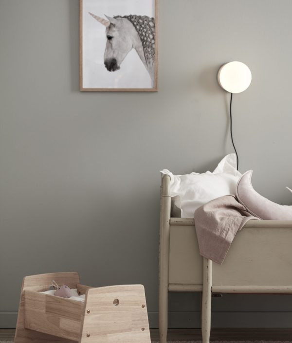 Kid`s Concept, Dukkevugge med sengesett natur