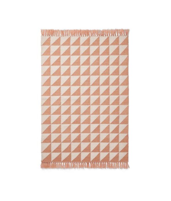 Liewood, Berlin teppe med frynser, Triangle tuscany rose mix