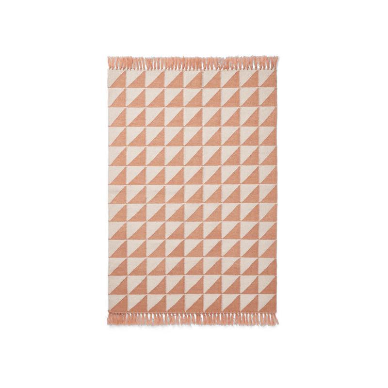 Liewood, Berlin teppe med frynser, Triangle tuscany rose mix