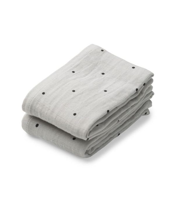 Liewood, Lewis smokkedyne 2-pack, Classic dot dumbo grey